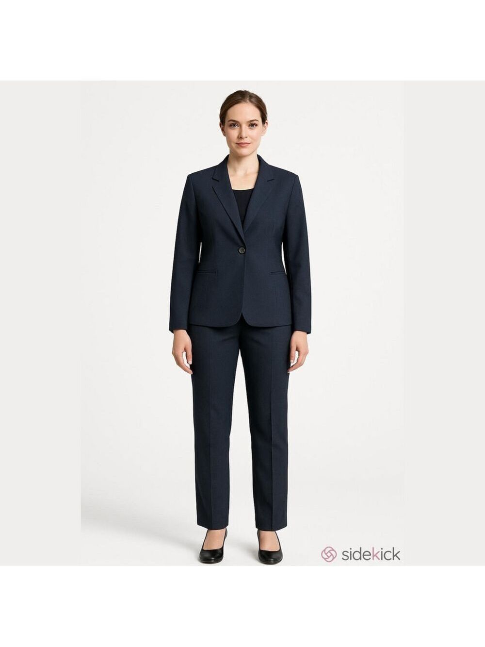 BENARD HOLTZMAN / harve’ benard ltd Navy Single-Button Women's Blazer